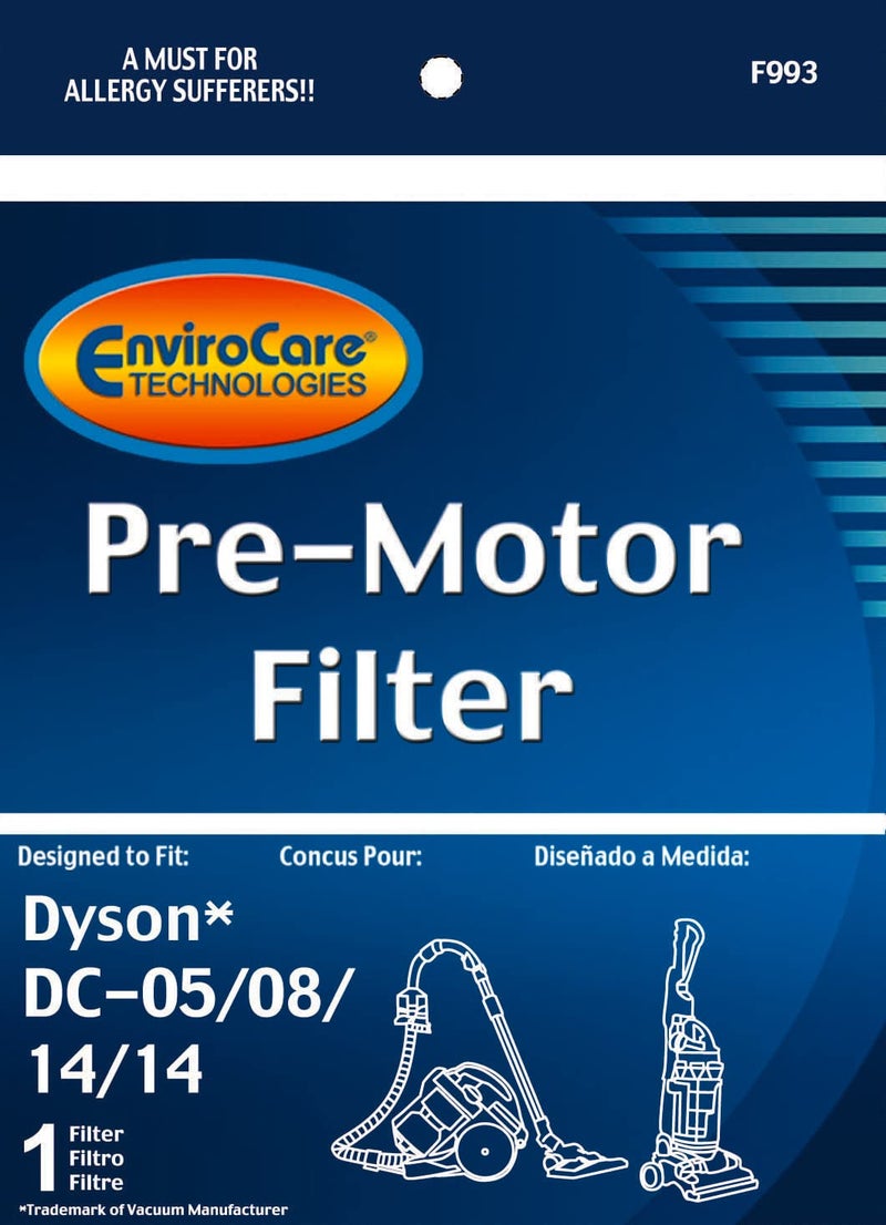 EnviroCare Replacement Pre Motor Vacuum Cleaner Filter made to fit Dyson DC05/08/14/15 Uprights - Image 2